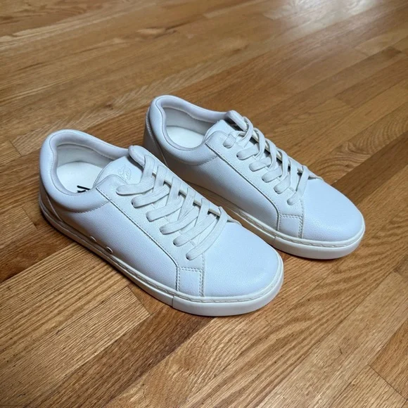 Fuego White Low Top Dance Sneakers - Picture 5 of 10